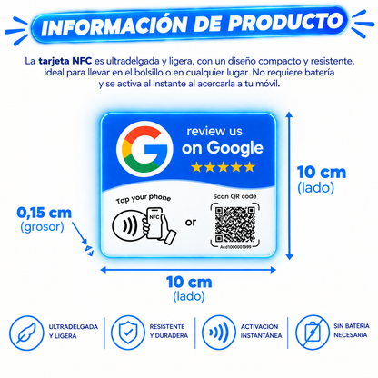 Tarjeta Nfc Google Reseñas